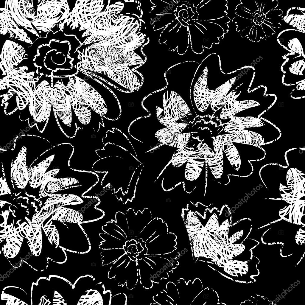 Black Grunge Pattern