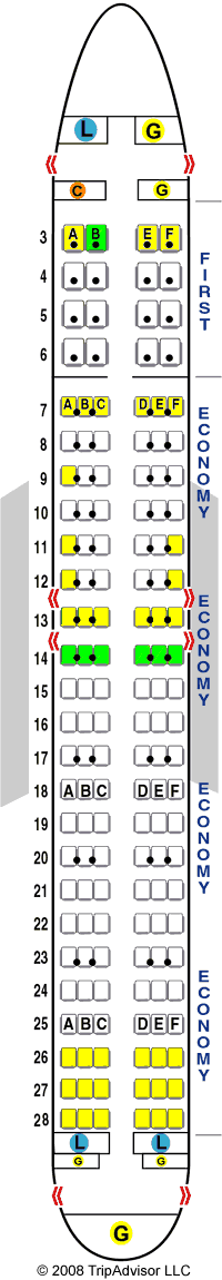 Boeing 737 800 Seating Plan