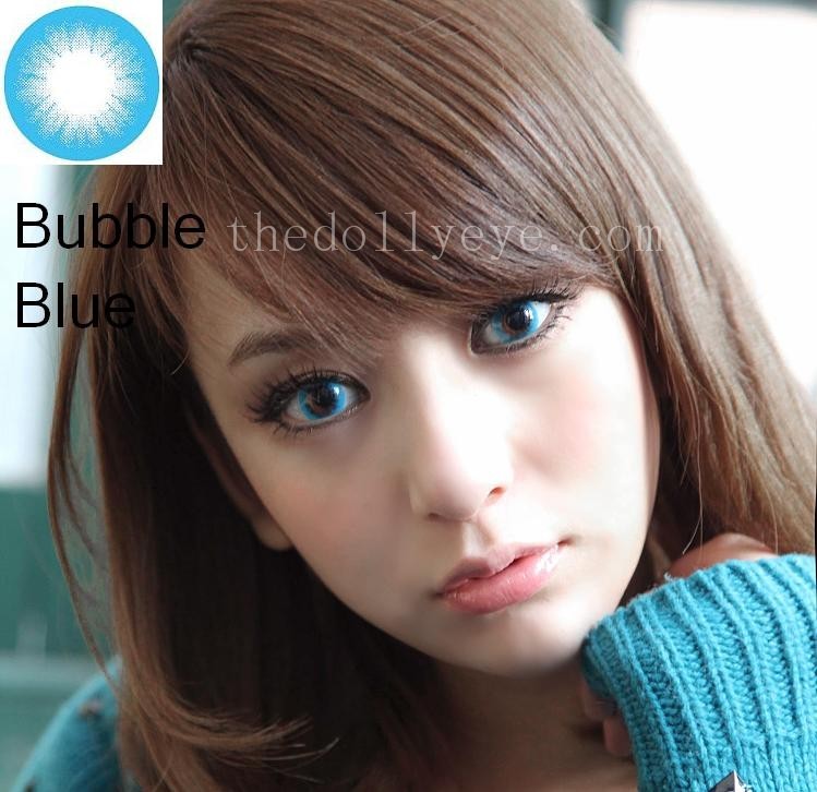 Bubble Blue Circle Lens