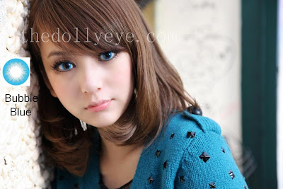 Bubble Blue Circle Lens