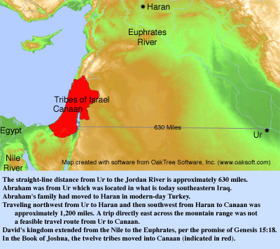 Canaan Today Map