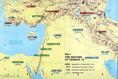 Canaan Today Map