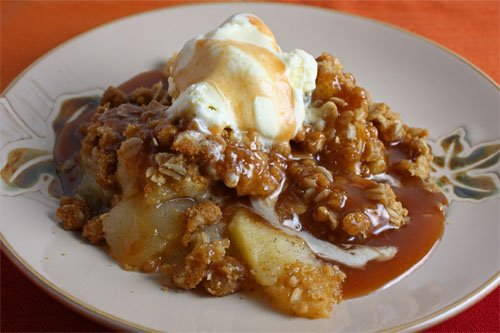 Caramel Apple Cobbler