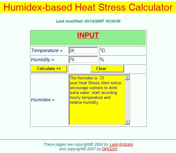 Cooling Air Calculator