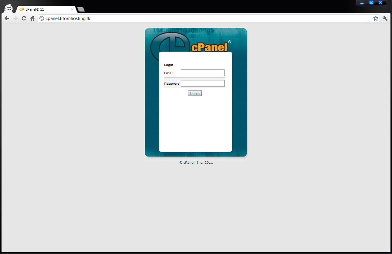 Cpanel Login Page