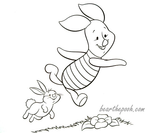 Cute Piglet Coloring Pages