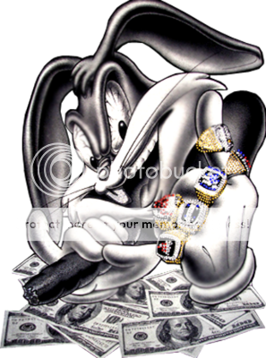 Daffy Duck And Bugs Bunny Gangsta