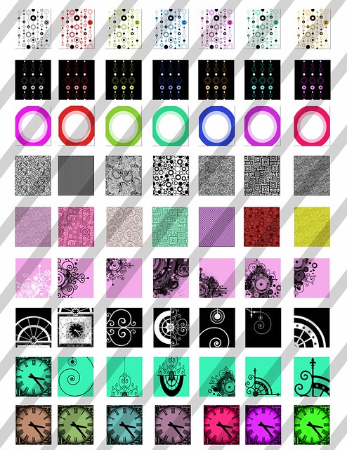 Digital Collage Sheets For Scrabble Tiles