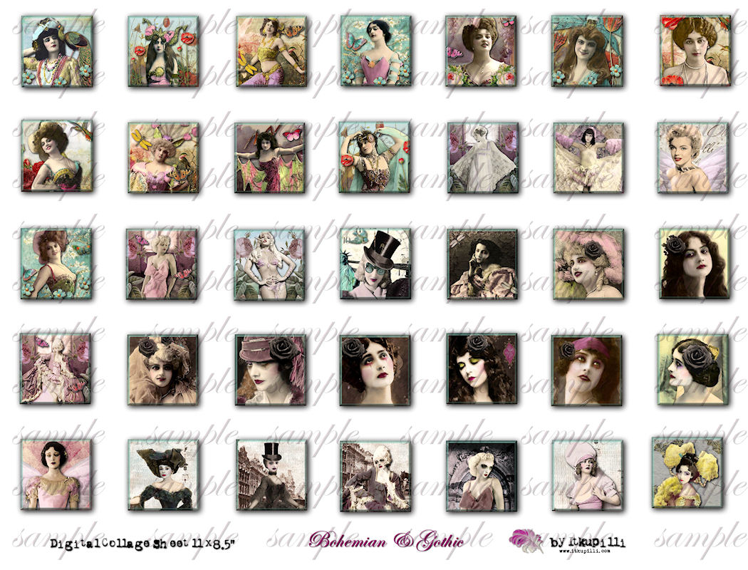 Digital Collage Sheets Free