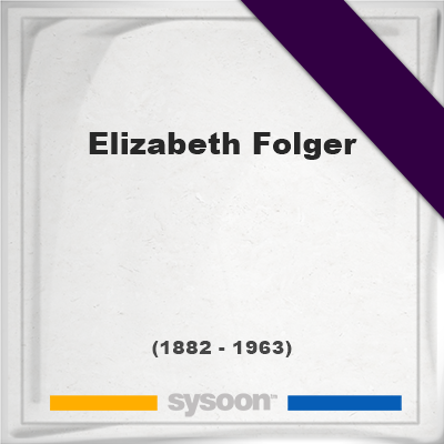 Elizabeth Folger