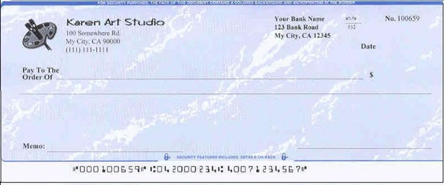 Free Blank Checks For Kids