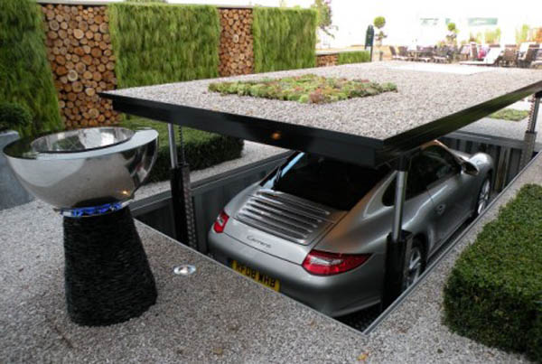 Futuristic Garage