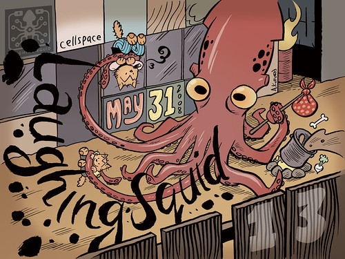 Giant Squid Cartoon