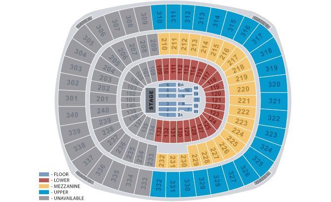 Giants Stadium Seating Chart Concert