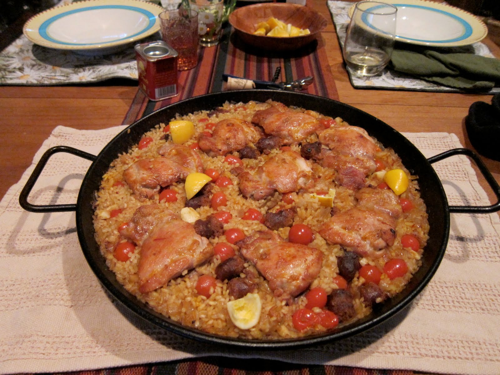 Grilled Seafood Paella