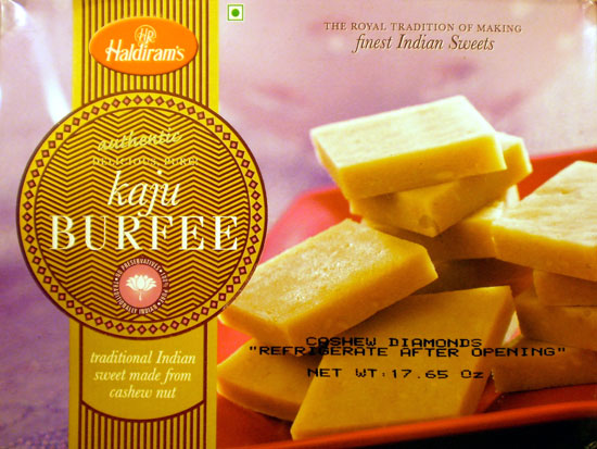 Kaju Burfi Calories