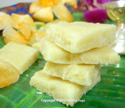 Kaju Burfi Recipe Tarla Dalal