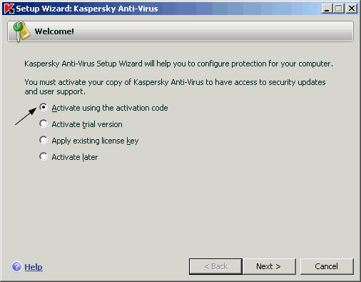 Kaspersky Antivirus 2010 Activation Code
