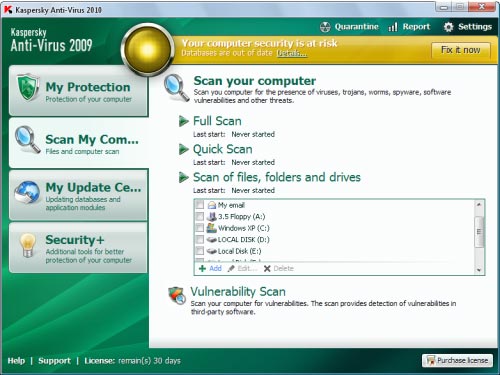 Kaspersky Antivirus 2010 Free Download Trial Version