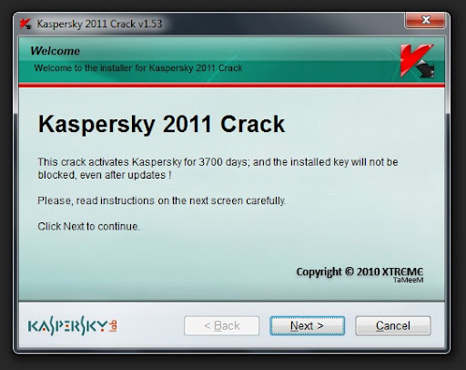 Kaspersky Antivirus 2011 Activation Code Crack