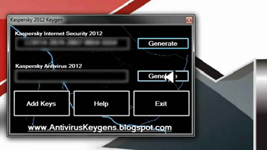 Kaspersky Antivirus 2012 Activation Code Keygen Free Download