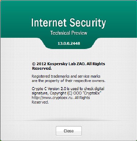 Kaspersky Antivirus 2013 Beta