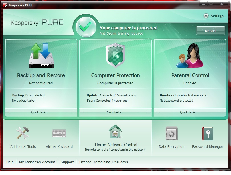 Kaspersky Pure 2011 Crack