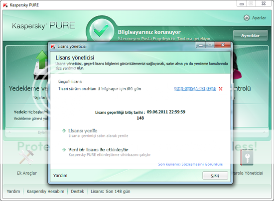 Kaspersky Pure 2011 Key