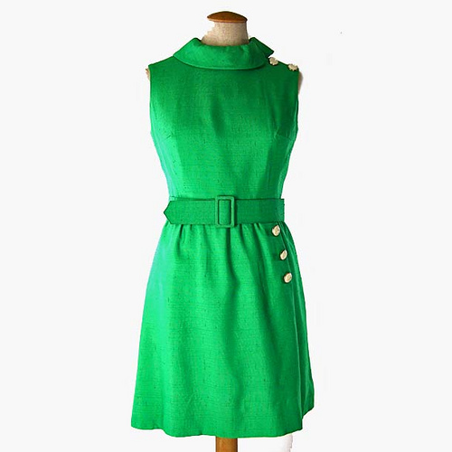 Kelly Green Sheath Dress