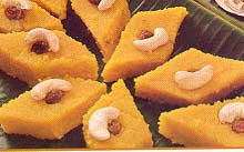 Kesar Kaju Burfi