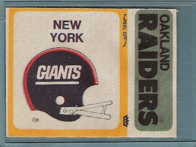 Ny Giants Helmet Decals