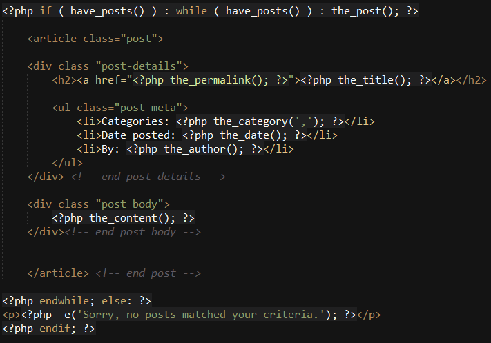 Page.php Vs Single.php