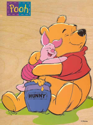 Piglet And Pooh Holding Hands