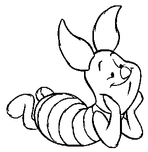 Piglet From Winnie The Pooh Coloring Pages