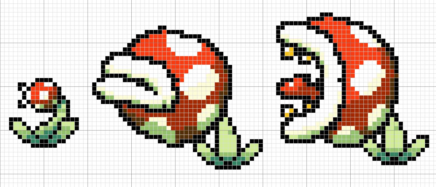 Piranha Plant Pixel Art