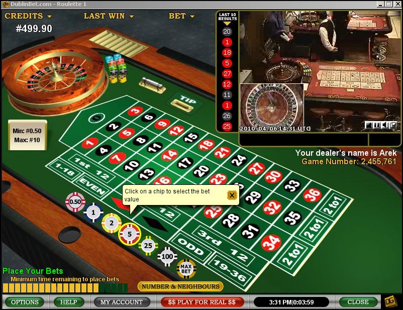 Play Online Roulette Game