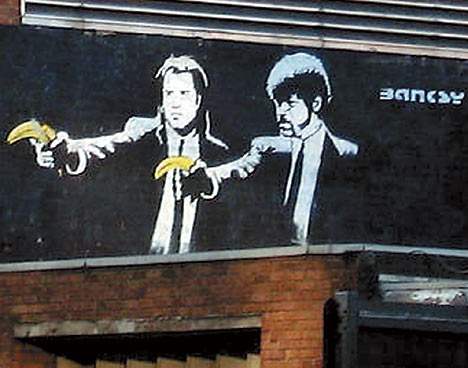 Pulp Fiction Banksy Meaning