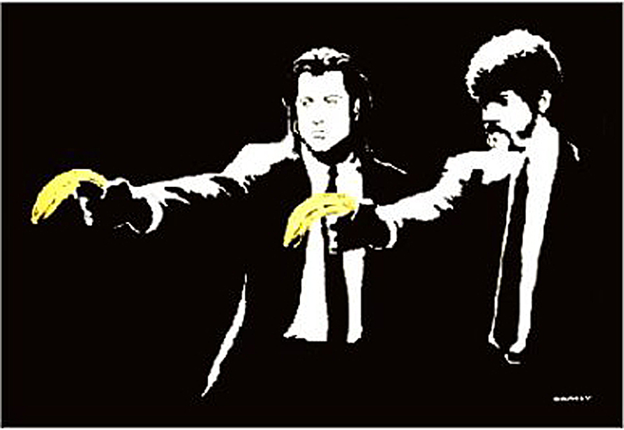 Pulp Fiction Banksy Meaning