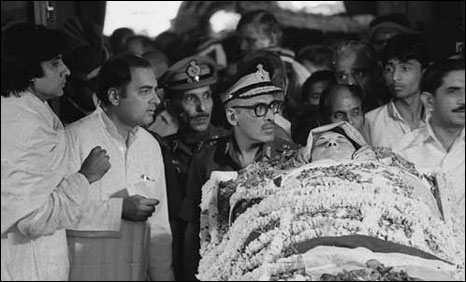 Rajiv Gandhi Dead Body