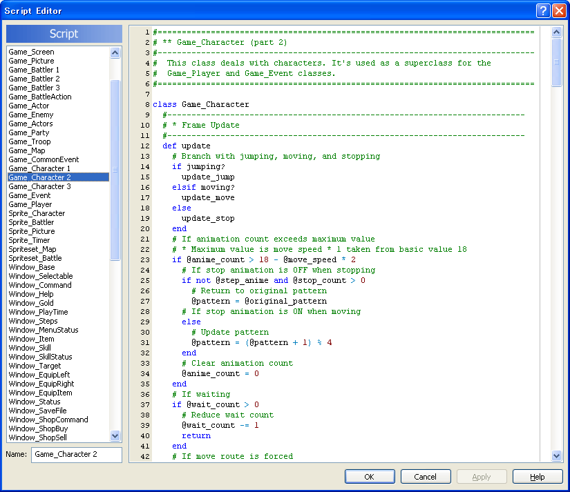 Rmxp Scripts