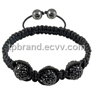 Shamballa Hematite Bracelet