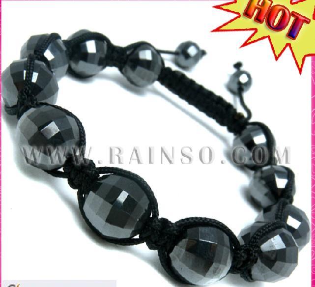 Shamballa Hematite Bracelet