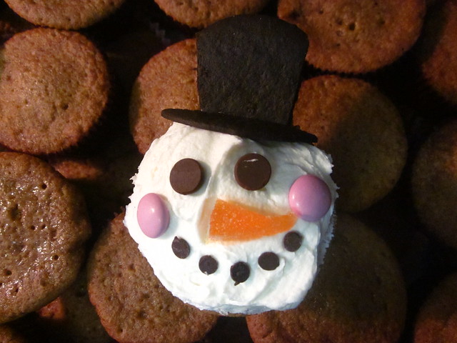 Snowman Cupcakes Martha Stewart