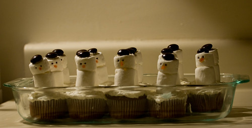 Snowman Cupcakes Martha Stewart