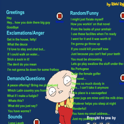 Stewie Griffin Funny Quotes