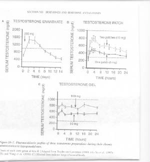 Testosterone Cypionate Half Life Chart