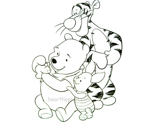 Tigger And Piglet Coloring Pages