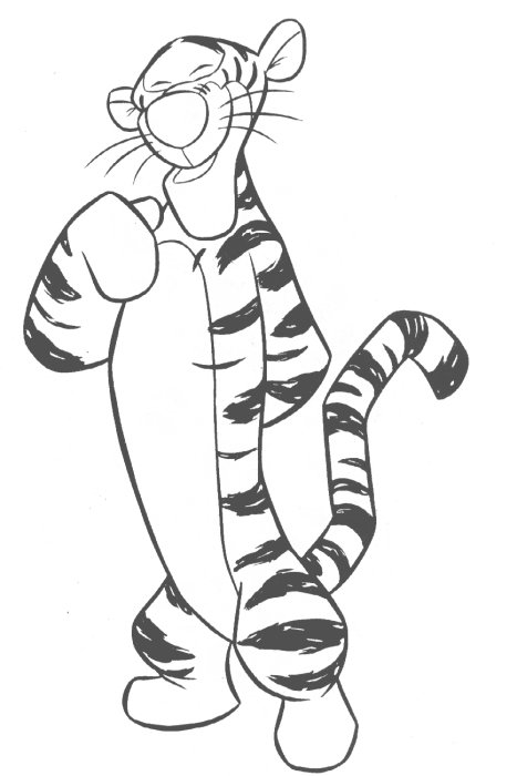 Tigger And Piglet Coloring Pages