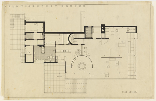 Villa Tugendhat Floor Plan