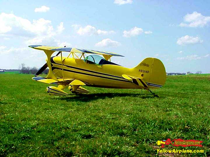 Yellow Airplane Logo